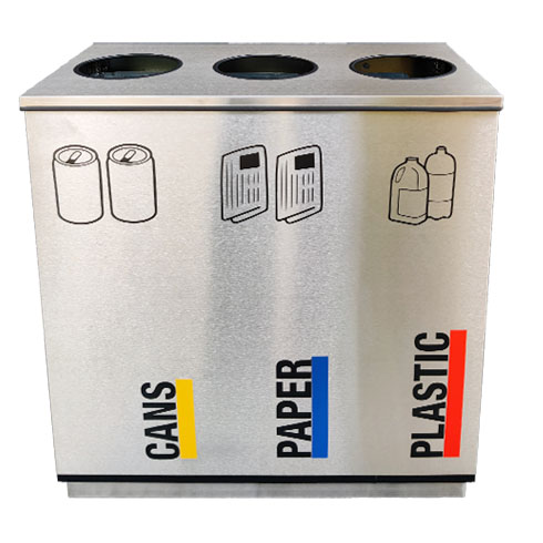 Stainless Steel Recycling Bin