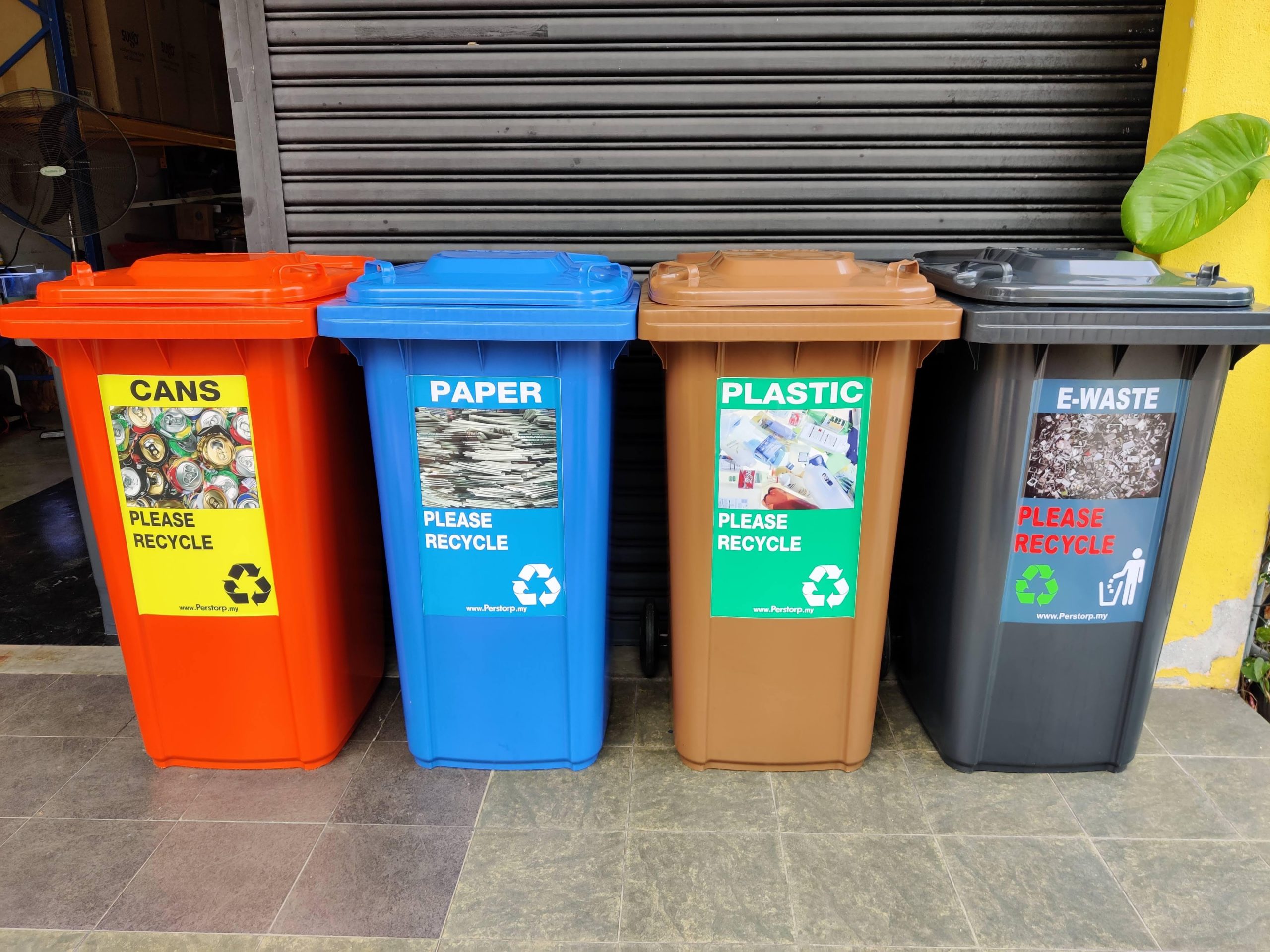 Recycling Bins in Malaysia Perstorp A Leader in Waste Handling