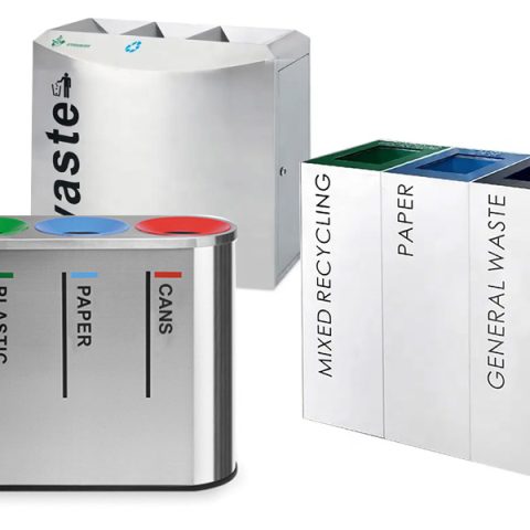 Stainless Steel Recycling Bin