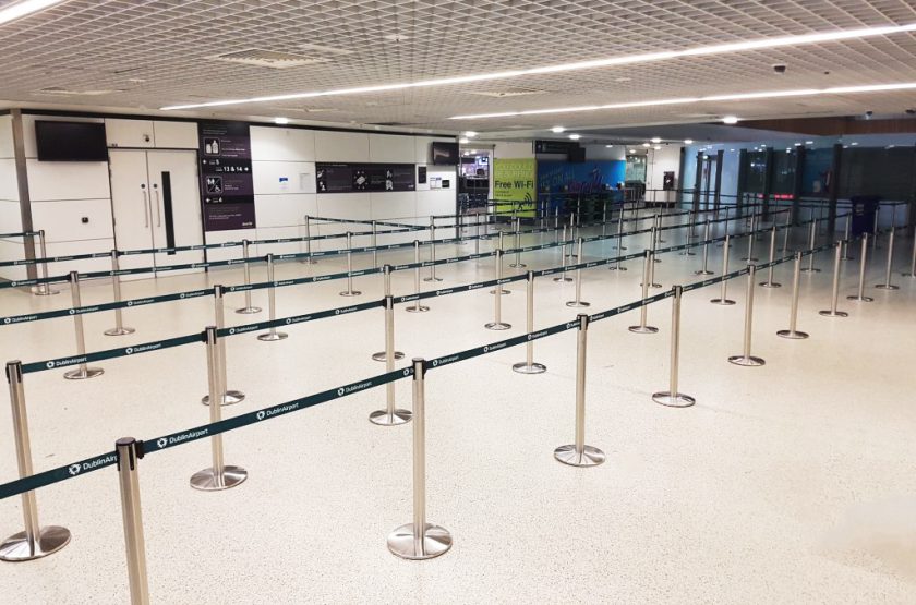 Airport Queue Up stands Stanchions