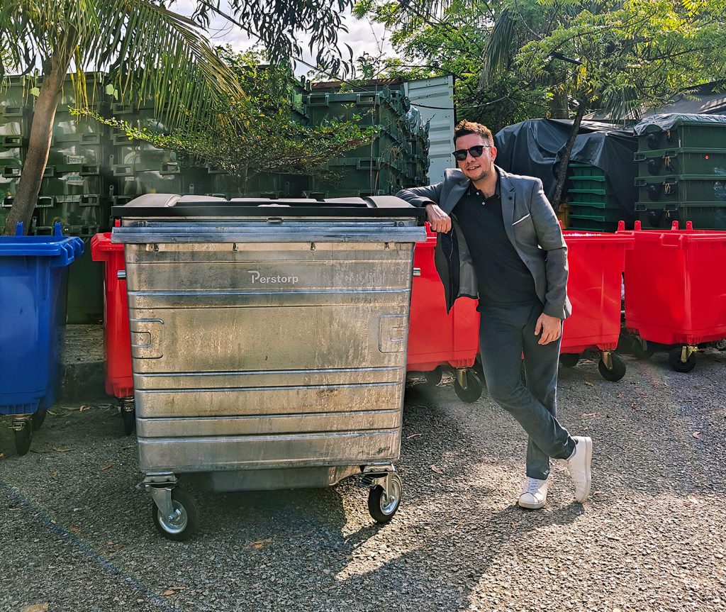 MGB Galvanized Wheel Bin